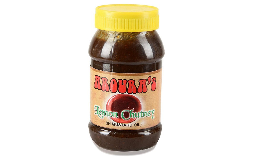 Aroura Lemon Chutney (In Mustard Oil)   Jar  400 grams